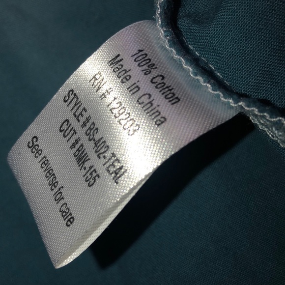 Cello Denimwear Ombré l/s tie front button down L - Picture 7 of 8